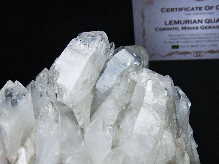レムリアンシード 水晶 クラスター ミナスジェライス州コリント産 ※証明書付き [t759-1259] 2枚目