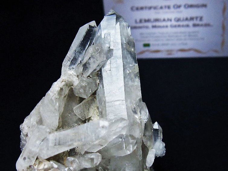 レムリアンシード 水晶 クラスター ミナスジェライス州コリント産  ※証明書付き[T759-1278] 3枚目