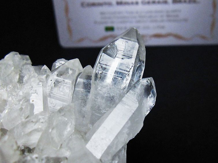 レムリアンシード 水晶 クラスター ミナスジェライス州コリント産  ※証明書付き[T759-1289] 3枚目