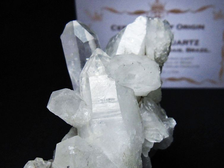 レムリアンシード 水晶 クラスター ミナスジェライス州コリント産  ※証明書付き[T759-1295] 3枚目