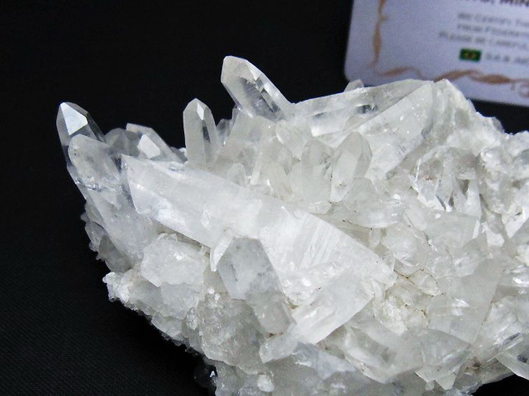 レムリアンシード 水晶 クラスター ミナスジェライス州コリント産 ※証明書付き [t759-1314] 2枚目