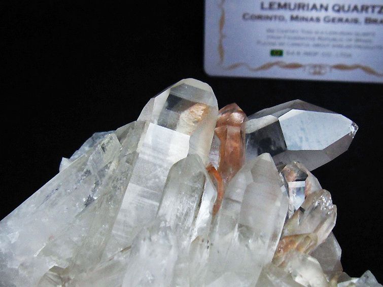 レムリアンシード 水晶 クラスター ミナスジェライス州コリント産  ※証明書付き[T759-1336] 3枚目