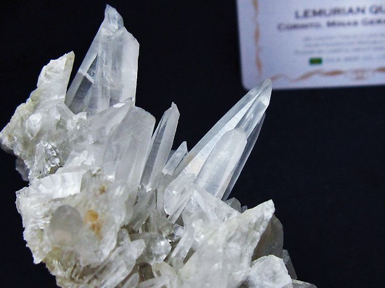 レムリアンシード 水晶 クラスター ミナスジェライス州コリント産  ※証明書付き[T759-1362] 3枚目