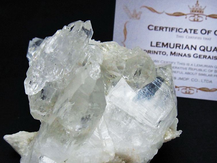 レムリアンシード 水晶 クラスター ミナスジェライス州コリント産  ※証明書付き[T759-1392] 3枚目