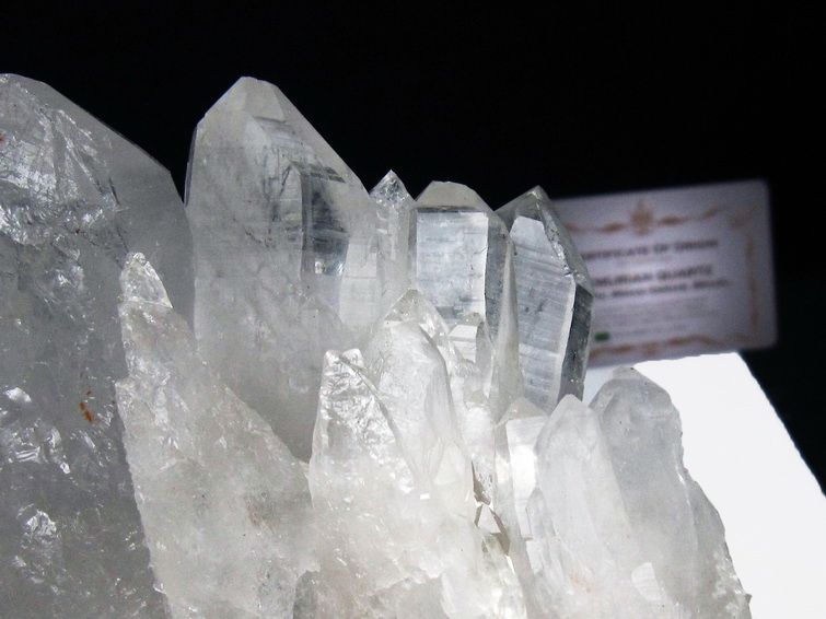 レムリアンシード水晶クラスター ミナスジェライス州コリント産 ※証明書付き[T760-3342] 3枚目