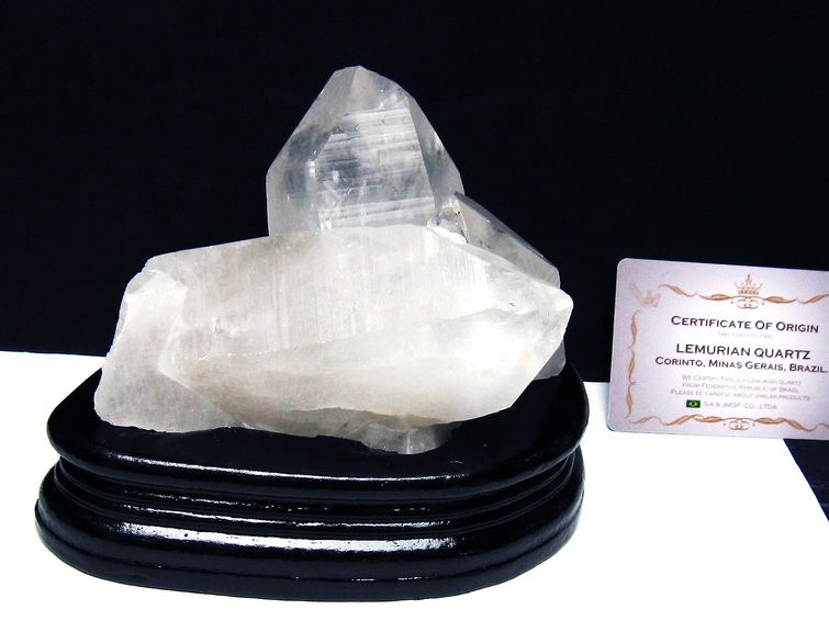 レムリアンシード水晶クラスター ミナスジェライス州コリント産 ※証明書付き[T760-3348] 1枚目