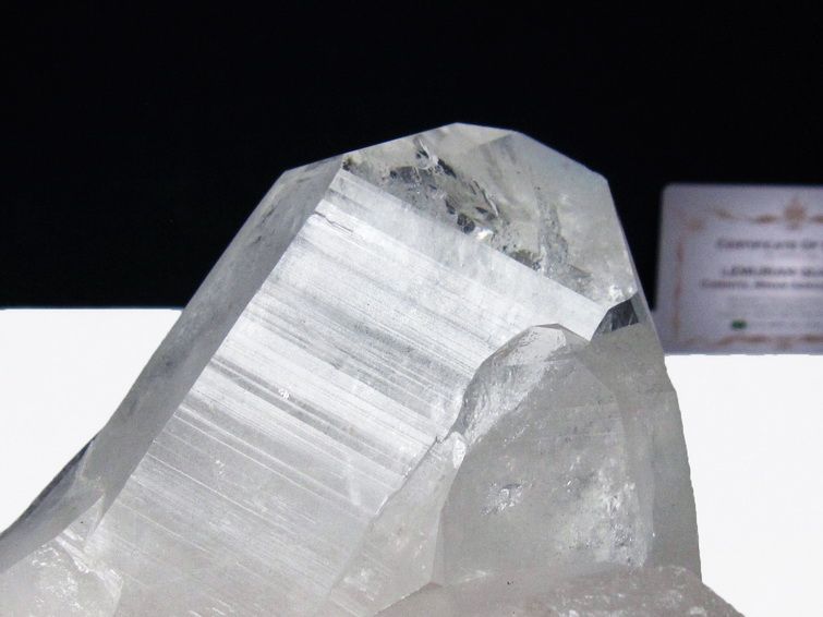 レムリアンシード水晶クラスター ミナスジェライス州コリント産 ※証明書付き[T760-3350] 2枚目