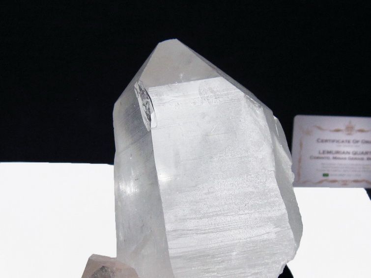 レムリアンシード水晶クラスター ミナスジェライス州コリント産 ※証明書付き[T760-3353] 2枚目