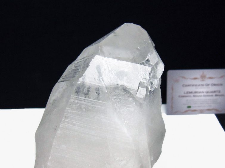 レムリアンシード水晶クラスター ミナスジェライス州コリント産 ※証明書付き[T760-3354] 2枚目