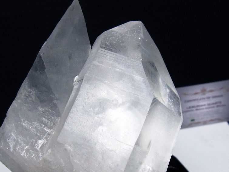 1.3Kg レムリアンシード水晶クラスター ミナスジェライス州コリント産 ※証明書付き[T760-3355] 2枚目