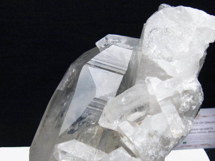 1.3Kg レムリアンシード水晶クラスター ミナスジェライス州コリント産 ※証明書付き[T760-3365] 2枚目