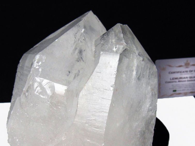 1.4Kg レムリアンシード水晶クラスター ミナスジェライス州コリント産 ※証明書付き[T760-3366] 3枚目