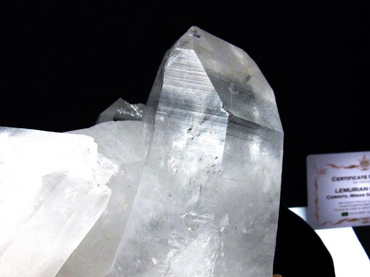 2Kg レムリアンシード水晶クラスター ミナスジェライス州コリント産 ※証明書付き[T760-3372] 2枚目