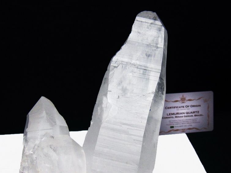 レムリアンシード水晶クラスター ミナスジェライス州コリント産 ※証明書付き[T760-3384] 3枚目