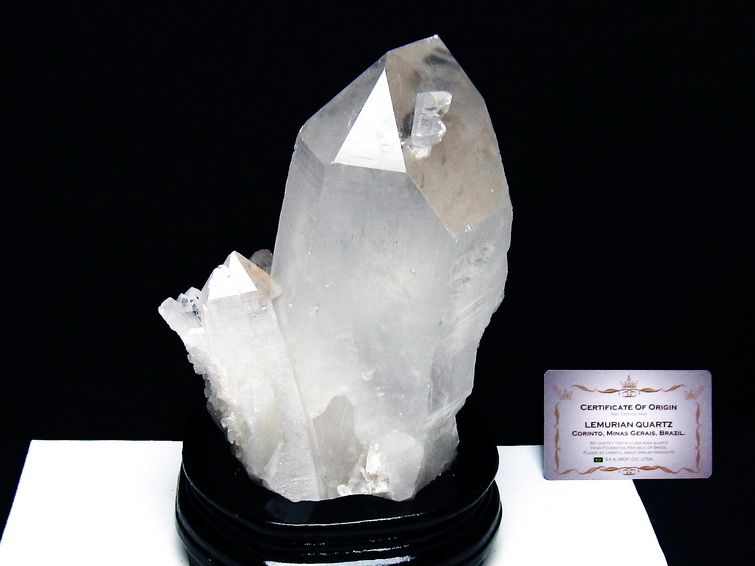 2.2Kg レムリアンシード水晶クラスター ミナスジェライス州コリント産 ※証明書付き[T760-3389] 1枚目