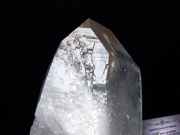 2.2Kg レムリアンシード水晶クラスター ミナスジェライス州コリント産 ※証明書付き[T760-3389] 2枚目