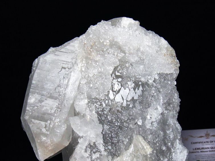 2.2Kg レムリアンシード水晶クラスター ミナスジェライス州コリント産 ※証明書付き[T760-3389] 3枚目