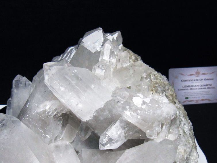 4.3Kg レムリアンシード水晶クラスター ミナスジェライス州コリント産 ※証明書付き[T760-3393] 2枚目