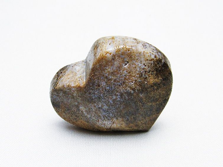 ルチルインアゲート ハート 置物[T763-3487] 2枚目