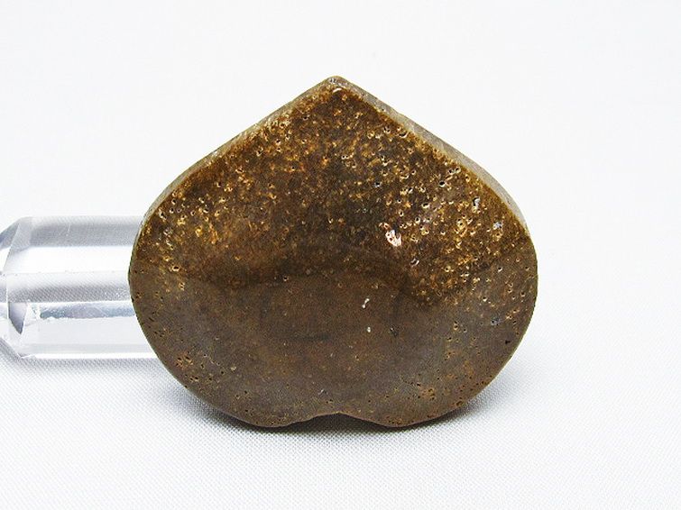 ルチルインアゲート ハート 置物[T763-3511] 3枚目