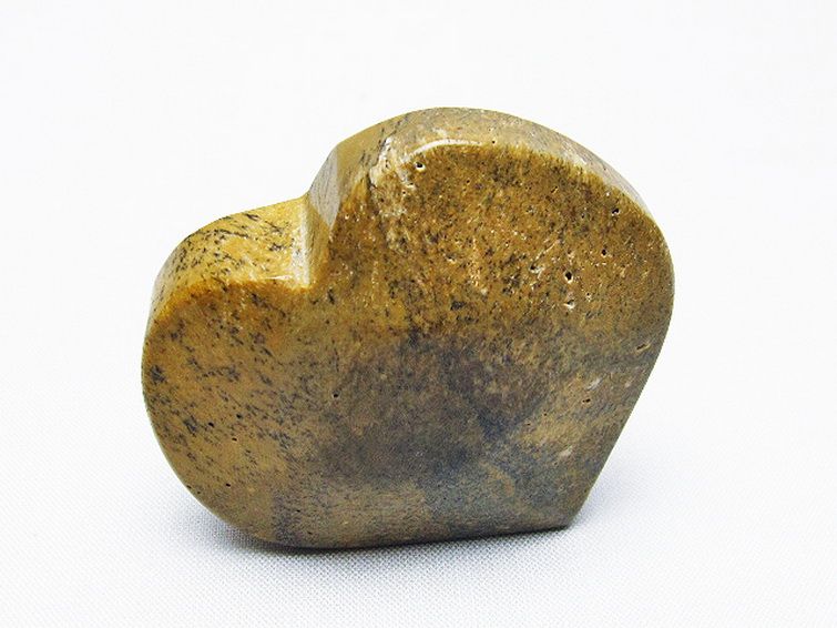 ルチルインアゲート ハート 置物[T763-3519] 2枚目