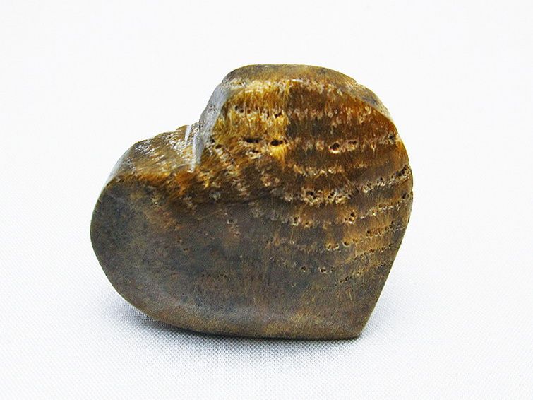 ルチルインアゲート ハート 置物[T763-3586] 2枚目