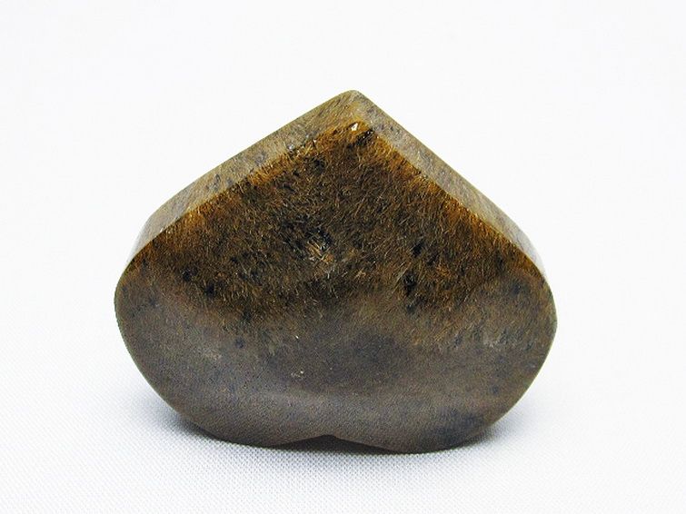 ルチルインアゲート ハート 置物[T763-3651] 3枚目