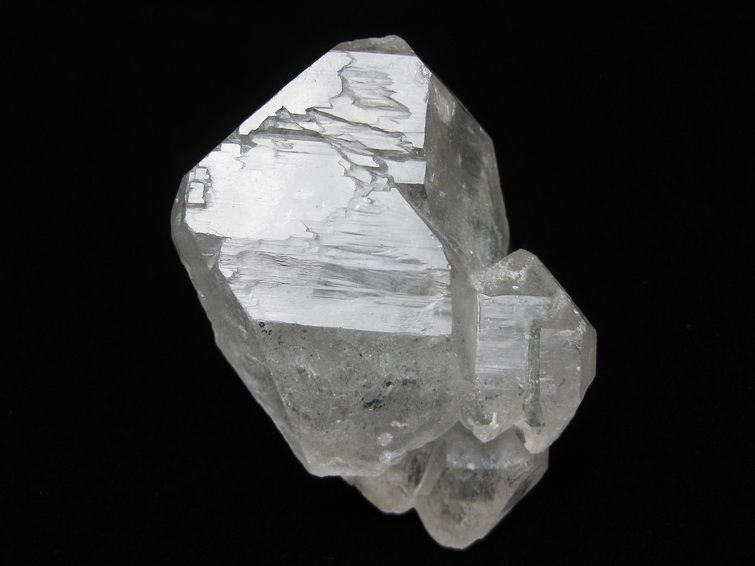 水入り スティブナイト（輝安鉱）入り | ハーキマーダイヤモンド水晶 原石[T768-2385] 2枚目