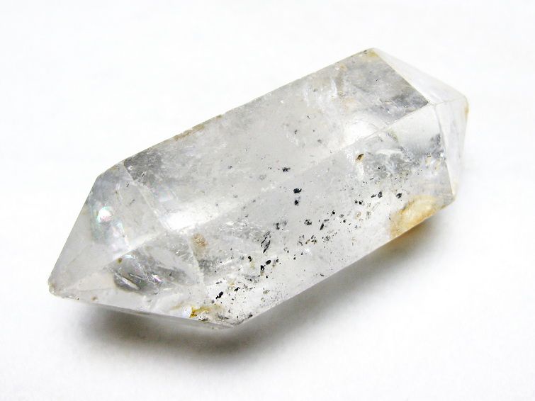 スティブナイト（輝安鉱）入り | ハーキマーダイヤモンド水晶 原石[T768-2462] 2枚目