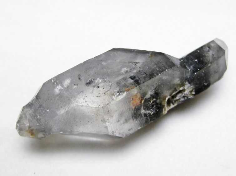 スティブナイト（輝安鉱）入り | ハーキマーダイヤモンド水晶 原石[T768-2583] 3枚目