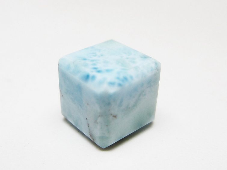 ラリマー キューブ型 タンブル [t77-4016] 1枚目