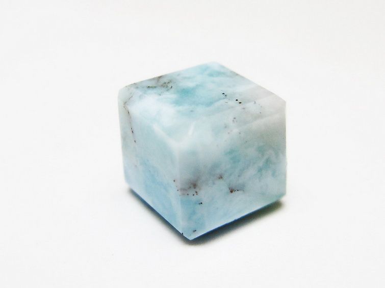 ラリマー キューブ型 タンブル [t77-4016] 2枚目