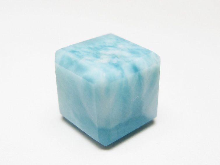 ラリマー キューブ型 タンブル [t77-4073] 2枚目