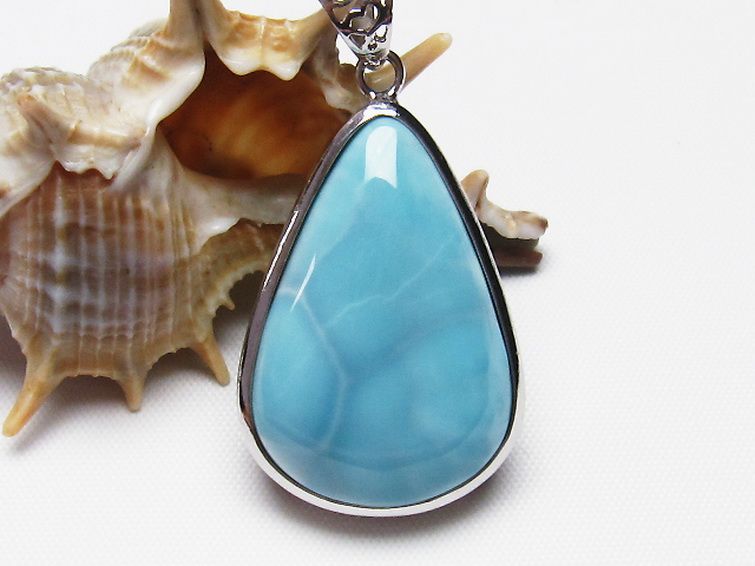 ラリマー ペンダント [T8-7826] 1枚目