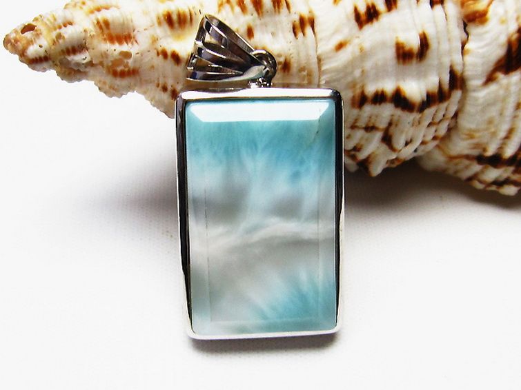 ラリマー ペンダント [T8-8256] 2枚目