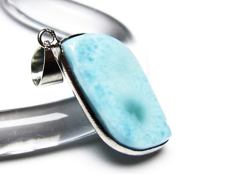 ラリマー ペンダント [T8-8341] 3枚目