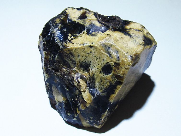 ブルーアンバー 原石[T800-1857] 3枚目