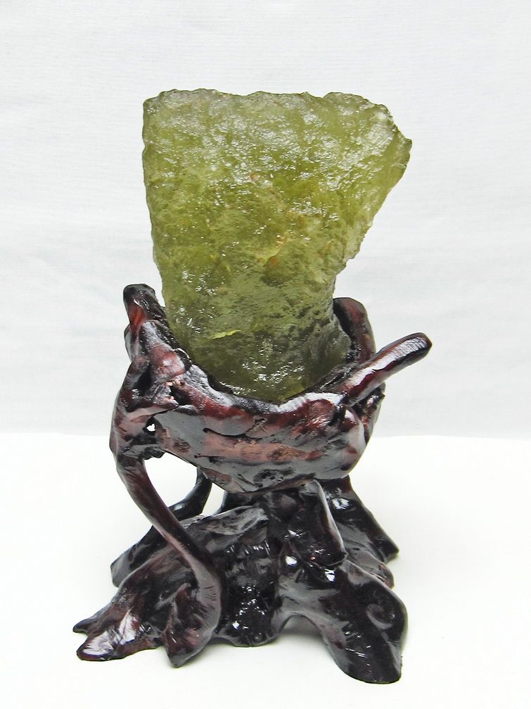 リビアングラス 原石 [t800-2086] 1枚目