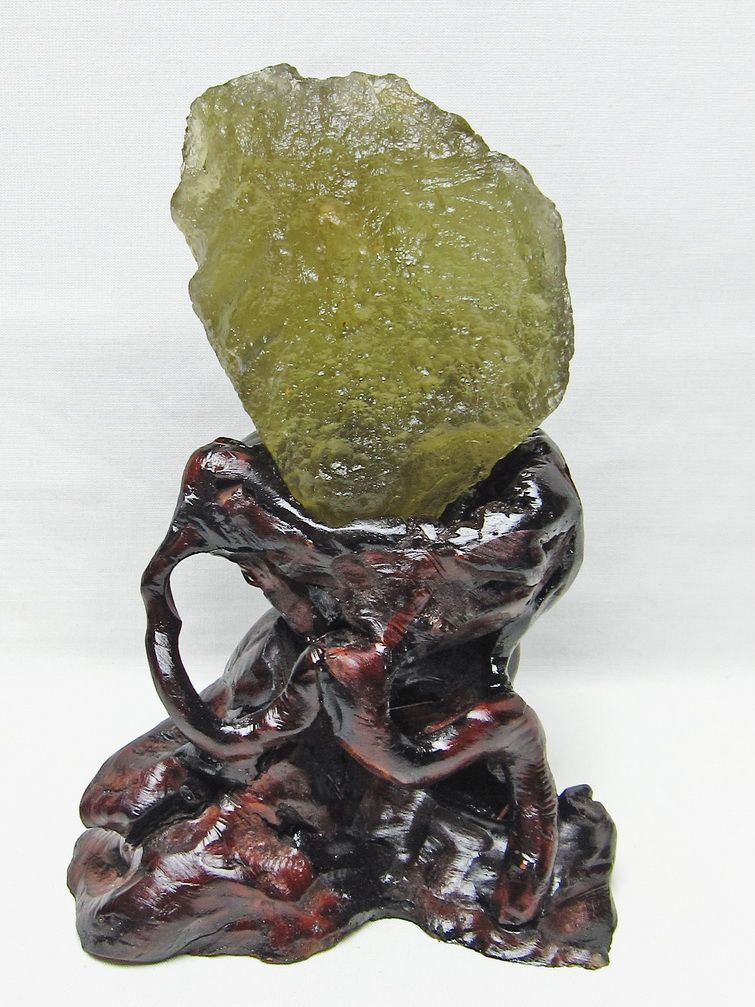 リビアングラス 原石 [t800-2094] 1枚目