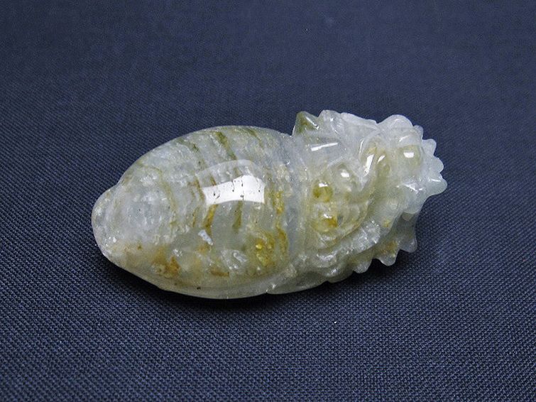 スーパーファントム水晶 龍亀 置物 [t801-519] 3枚目