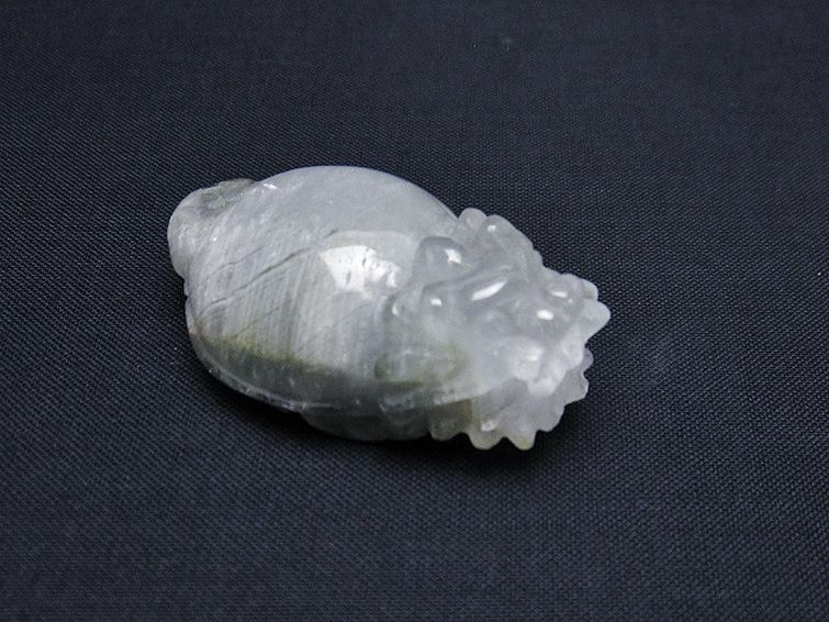 スーパーファントム水晶 龍亀 置物 [t801-520] 2枚目