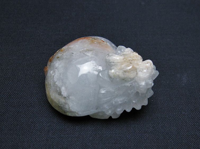 スーパーファントム水晶 龍亀 置物 [t801-524] 1枚目