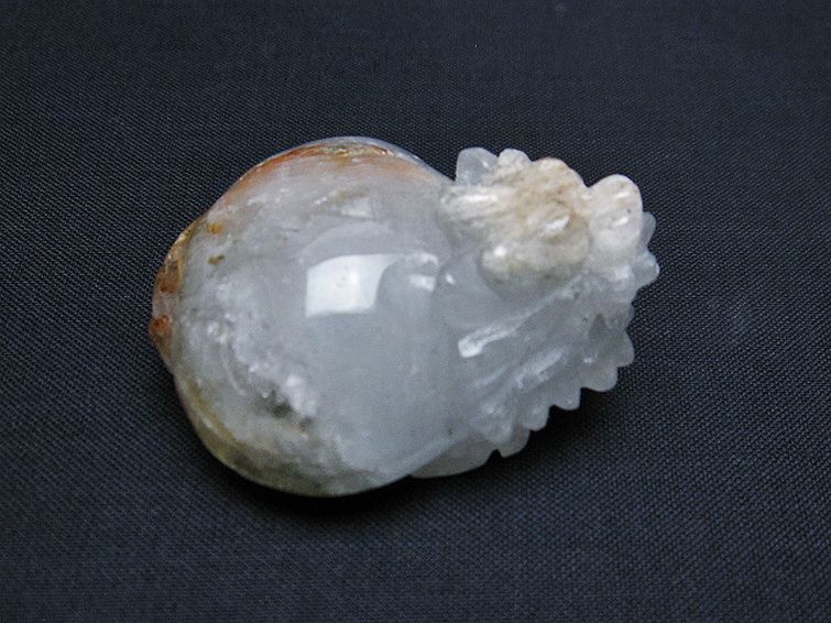 スーパーファントム水晶 龍亀 置物 [t801-524] 2枚目