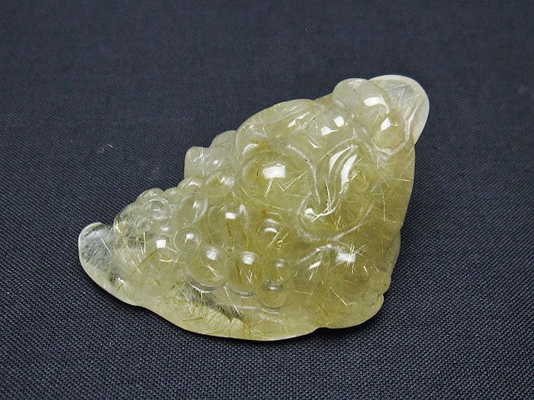 ゴールドタイチンルチル金蟾 置物 [t801-631] 2枚目