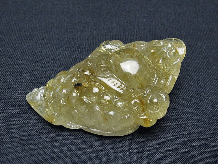 ゴールドタイチンルチル金蟾 置物 [t801-632] 3枚目