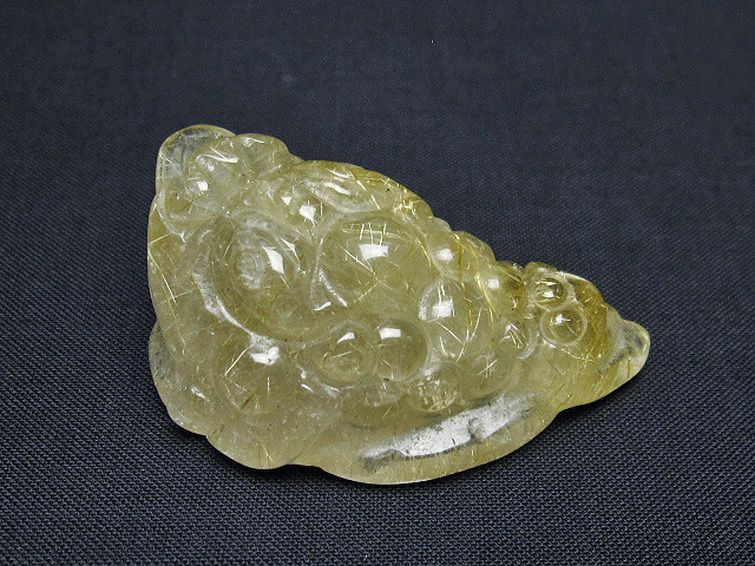 ゴールドタイチンルチル金蟾 置物 [t801-653] 3枚目