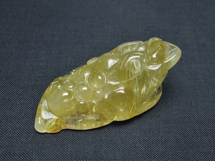 ゴールドタイチンルチル金蟾 置物 [t801-655] 2枚目