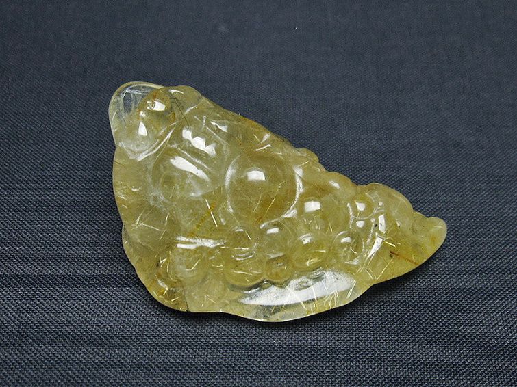 ゴールドタイチンルチル金蟾 置物 [t801-655] 3枚目