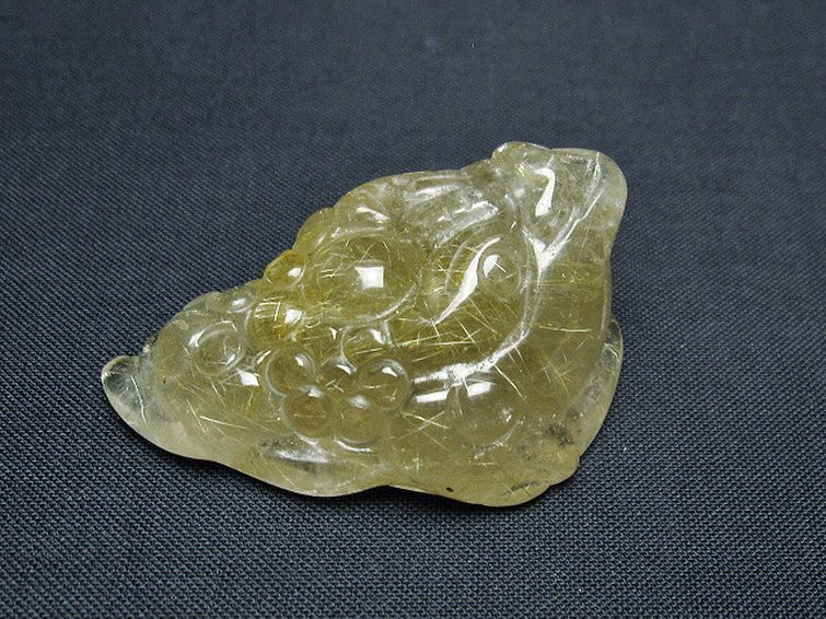 ゴールドタイチンルチル金蟾 置物 [t801-658] 3枚目