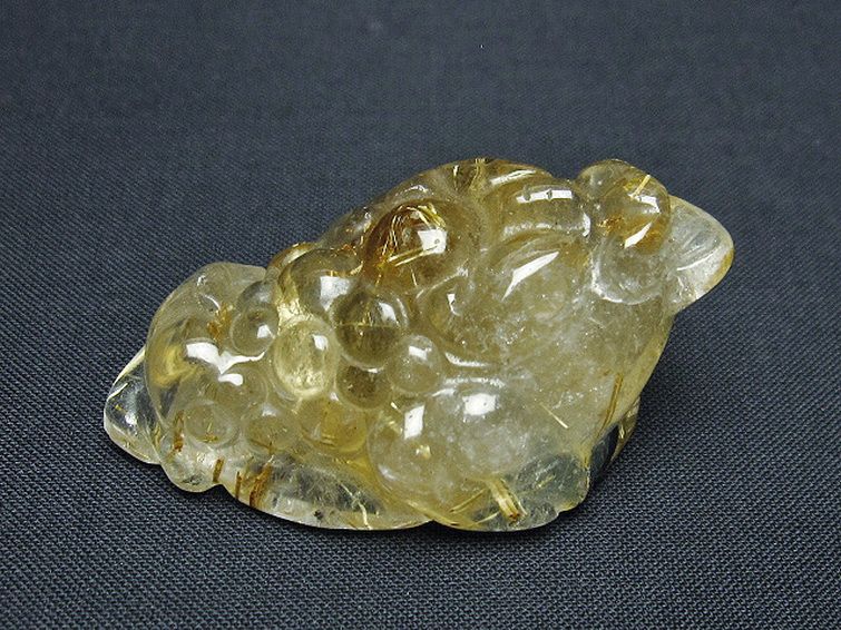 ゴールドタイチンルチル金蟾 置物 [t801-665] 3枚目